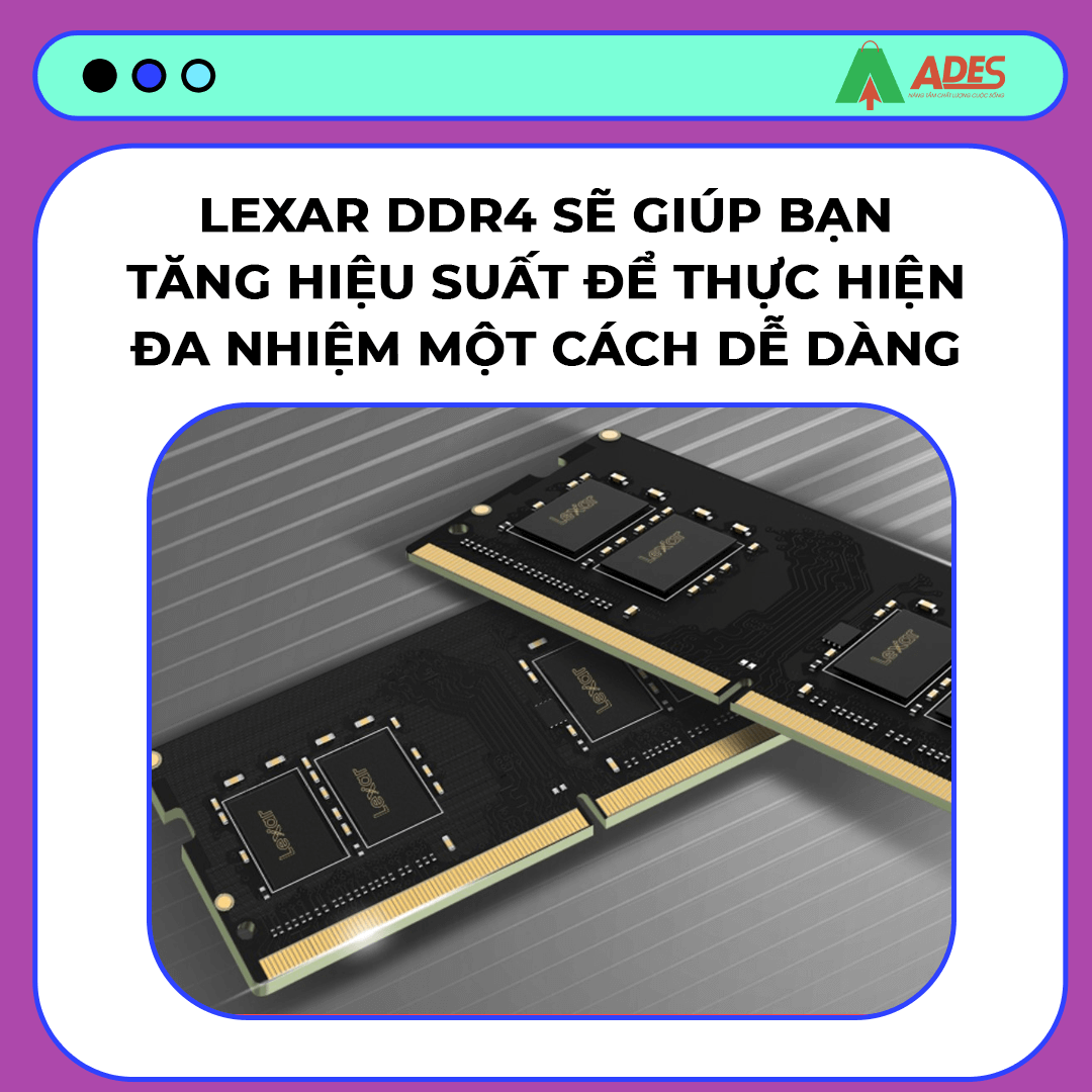 Ram Laptop Lexar 4GB DDR4 2666MHz (LD4AS004G-R2666G)