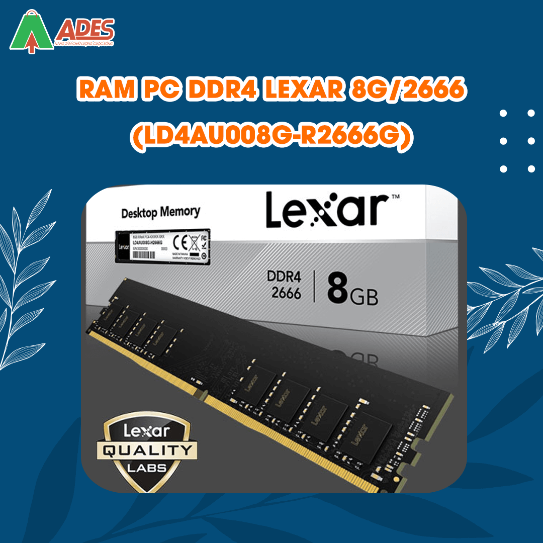 Ram PC DDR4 Lexar 8G/2666 (LD4AU008G-R2666G)