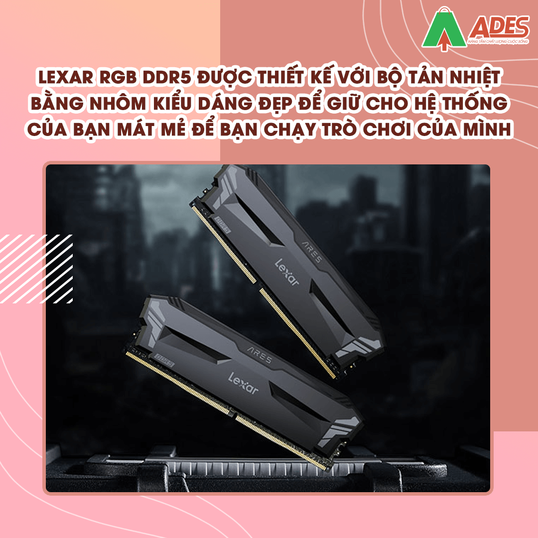 Ram PC Lexar 16GB DDR5 4800MHz (LD5DU016G-R4800GS2A)