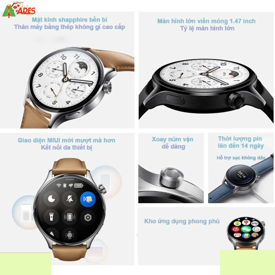 Xiaomi Watch S1 Pro AP BHR6019AP trai nghiem thong minh