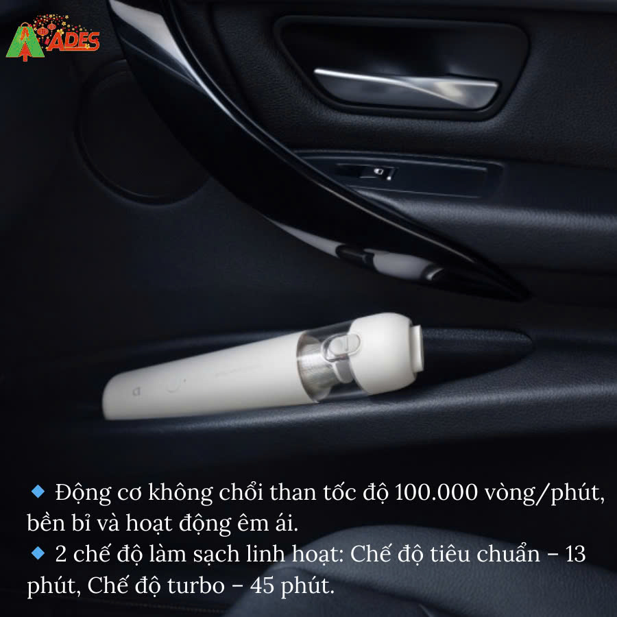 hut bui cam tay cleaner mini BHR4562GL dong co ben bi