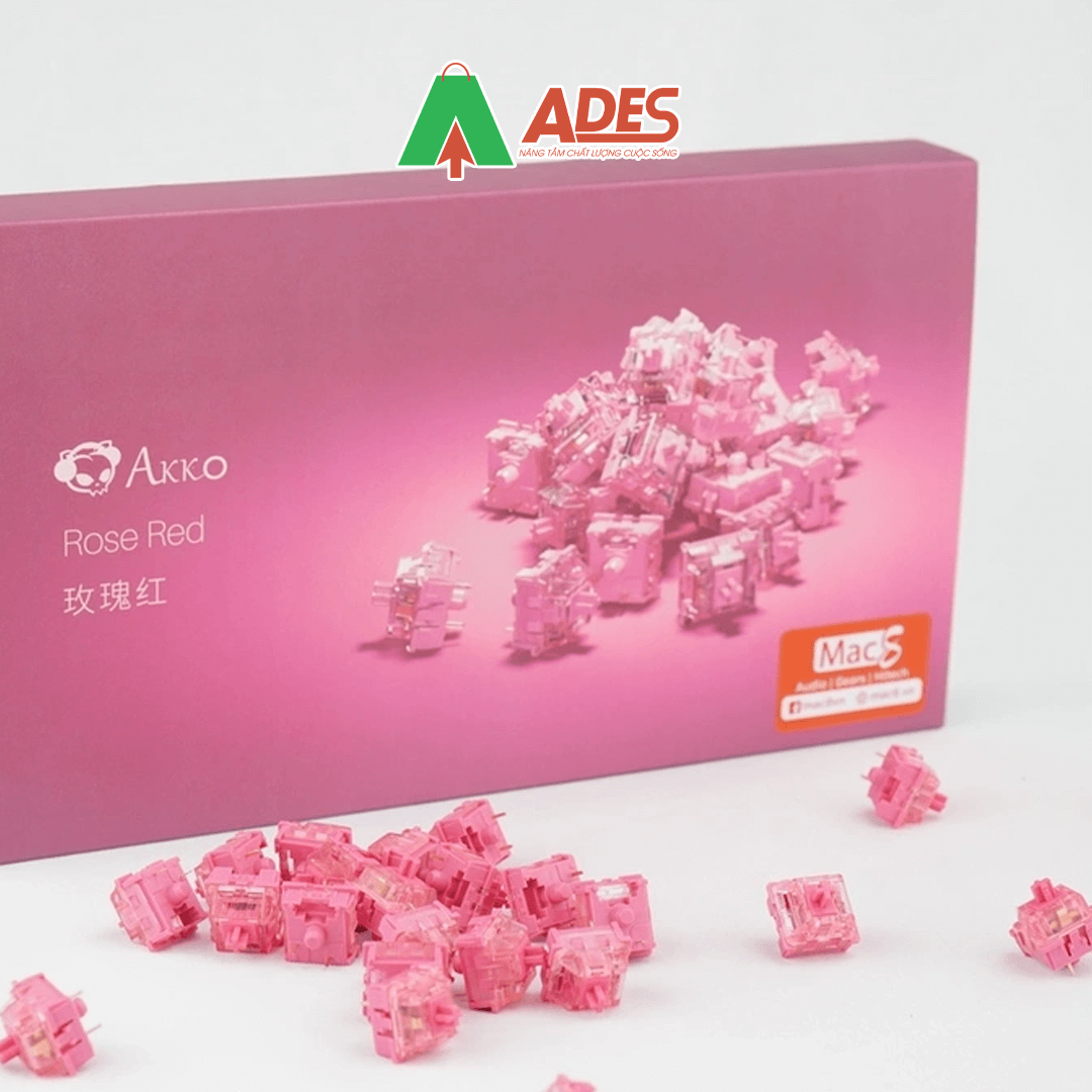 AKKO CS switch – Rose Red