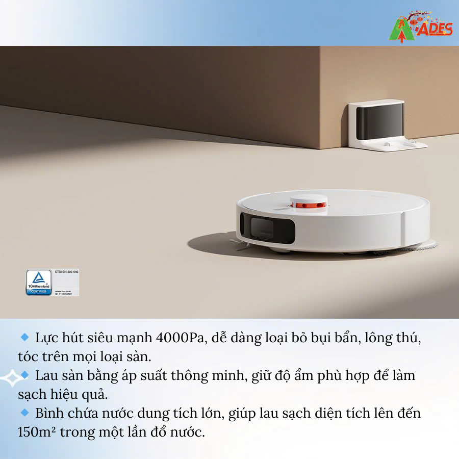 Xiaomi S10+ BHR6368EU cong nghe lam sach manh me