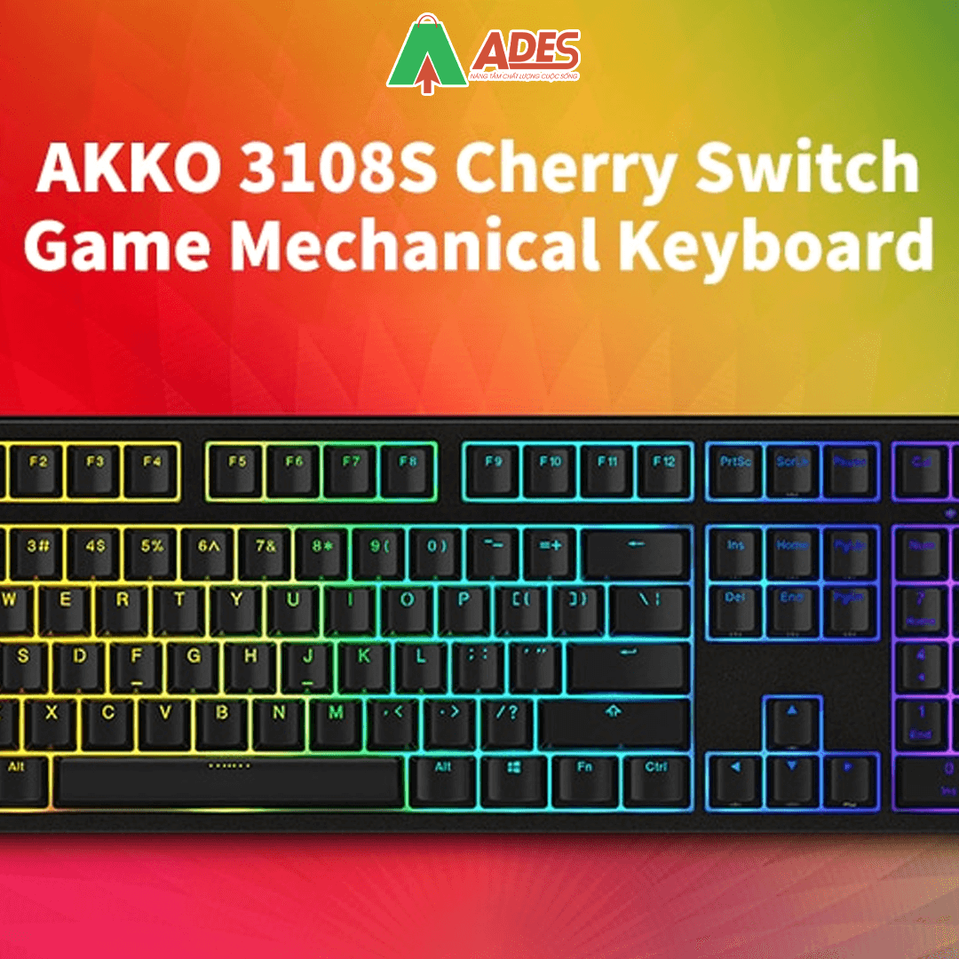 AKKO 3108S – Black RGB (Cherry sw)