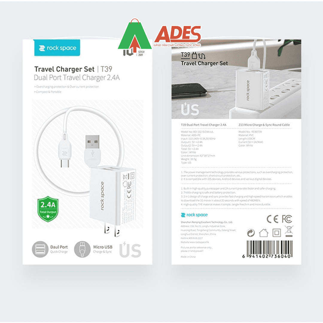 Bo cu sac + cap sac Rockspace T39