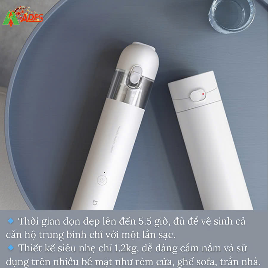 hut bui cam tay cleaner mini BHR4562GL thoi gian hoat dong ben bi