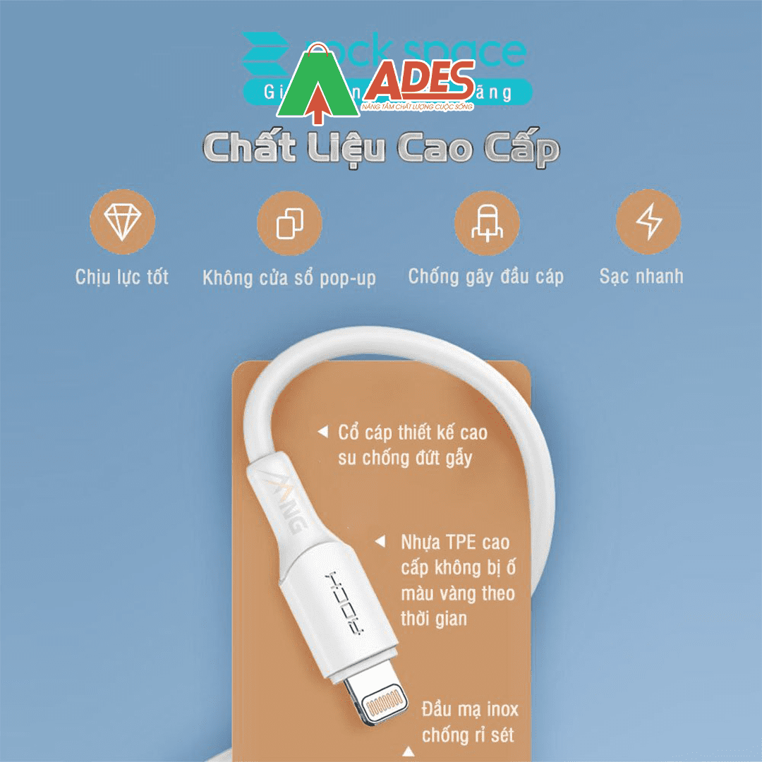 Day cap sac nhanh Rockspace Z18