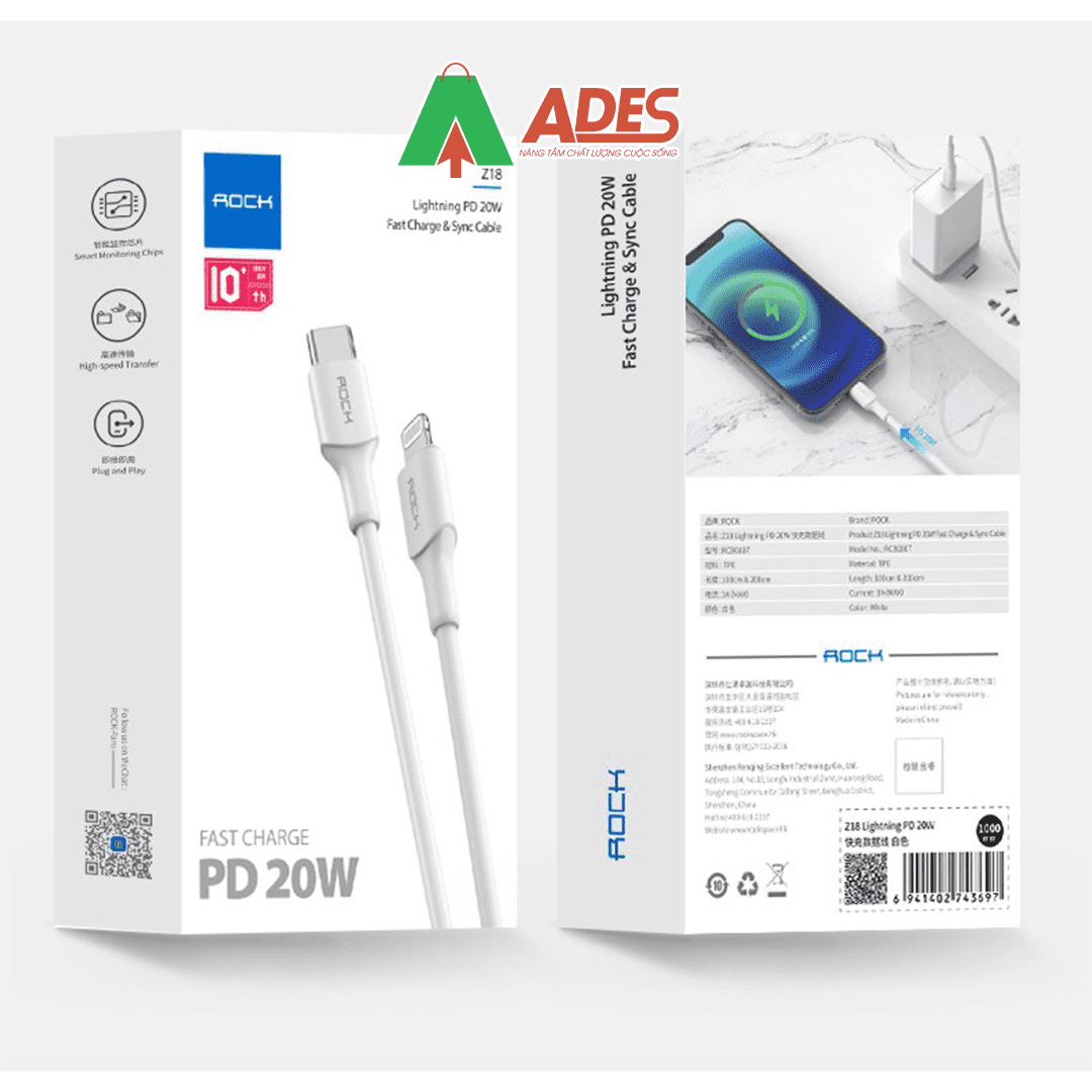 Day cap sac nhanh Rockspace Z18