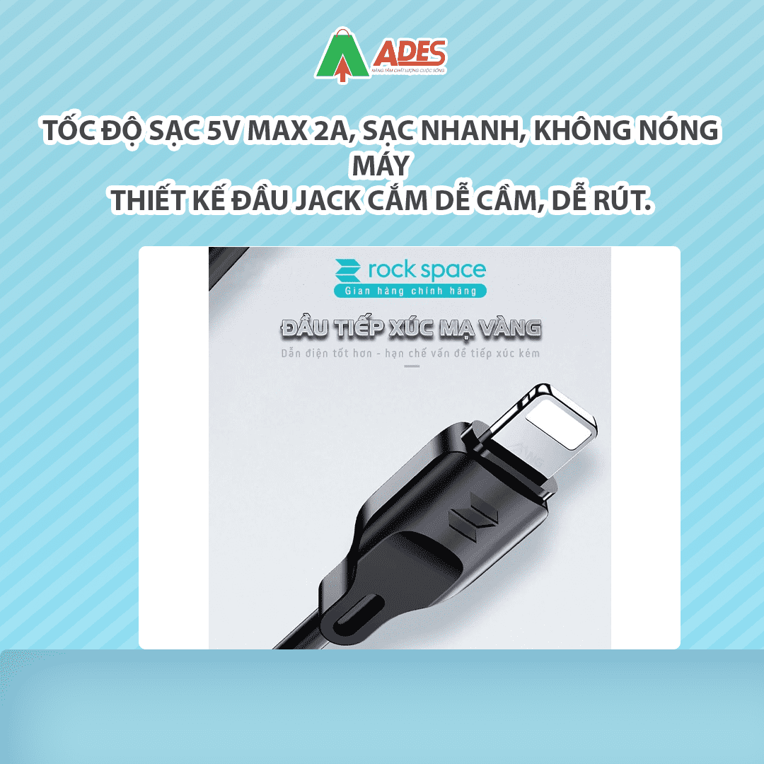 Day cap sac nhanh RockSpace Z12