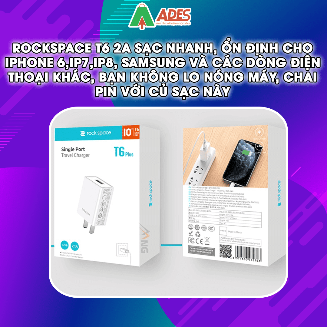 Cu sac Rockspace T6 plus