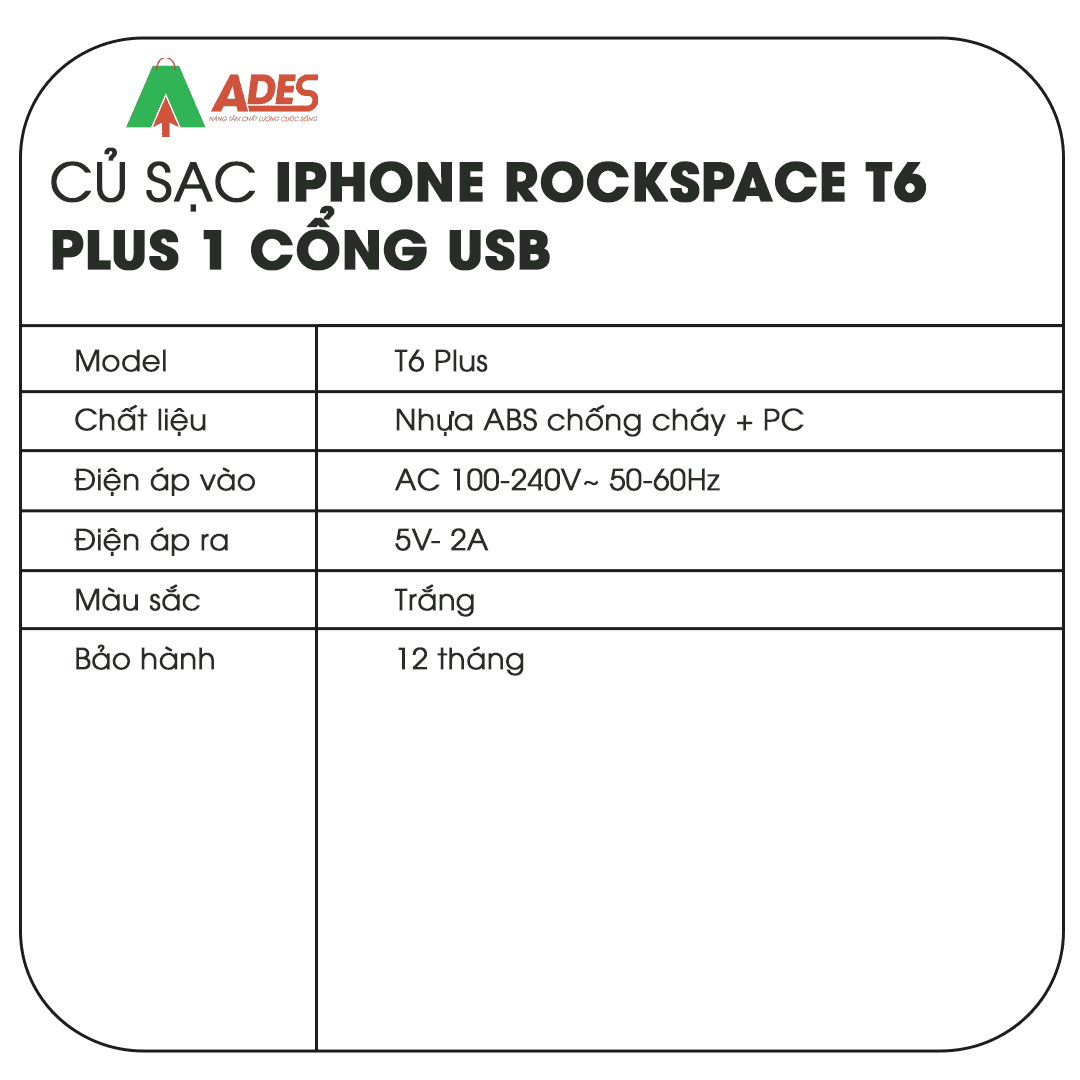 Cu sac Rockspace T6 plus