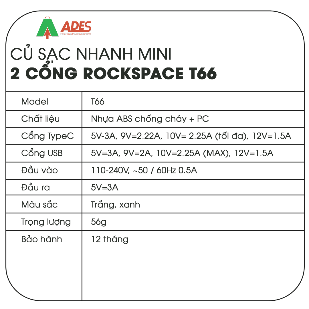Cu sac Rockspace T66