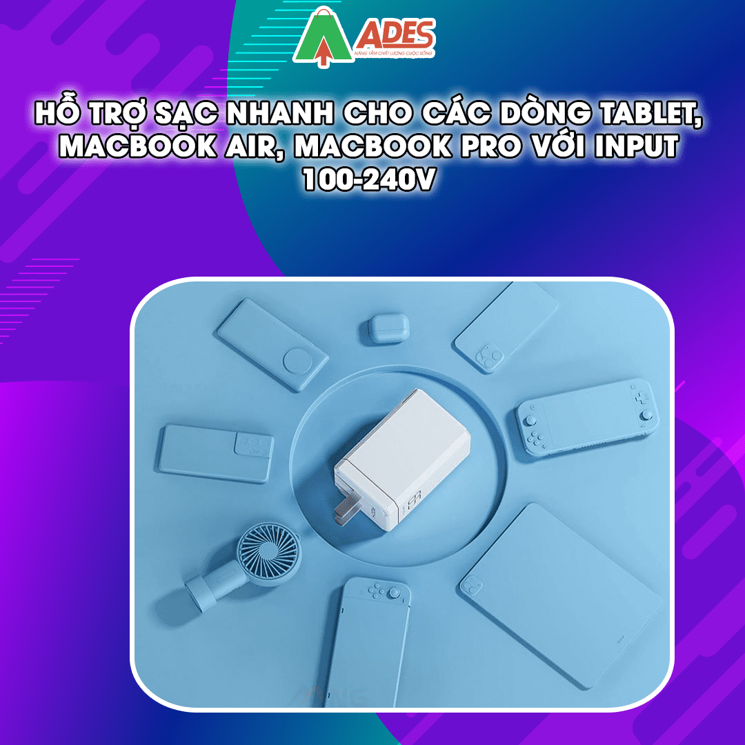 Cu sac nhanh mini Rockspace T49 65W