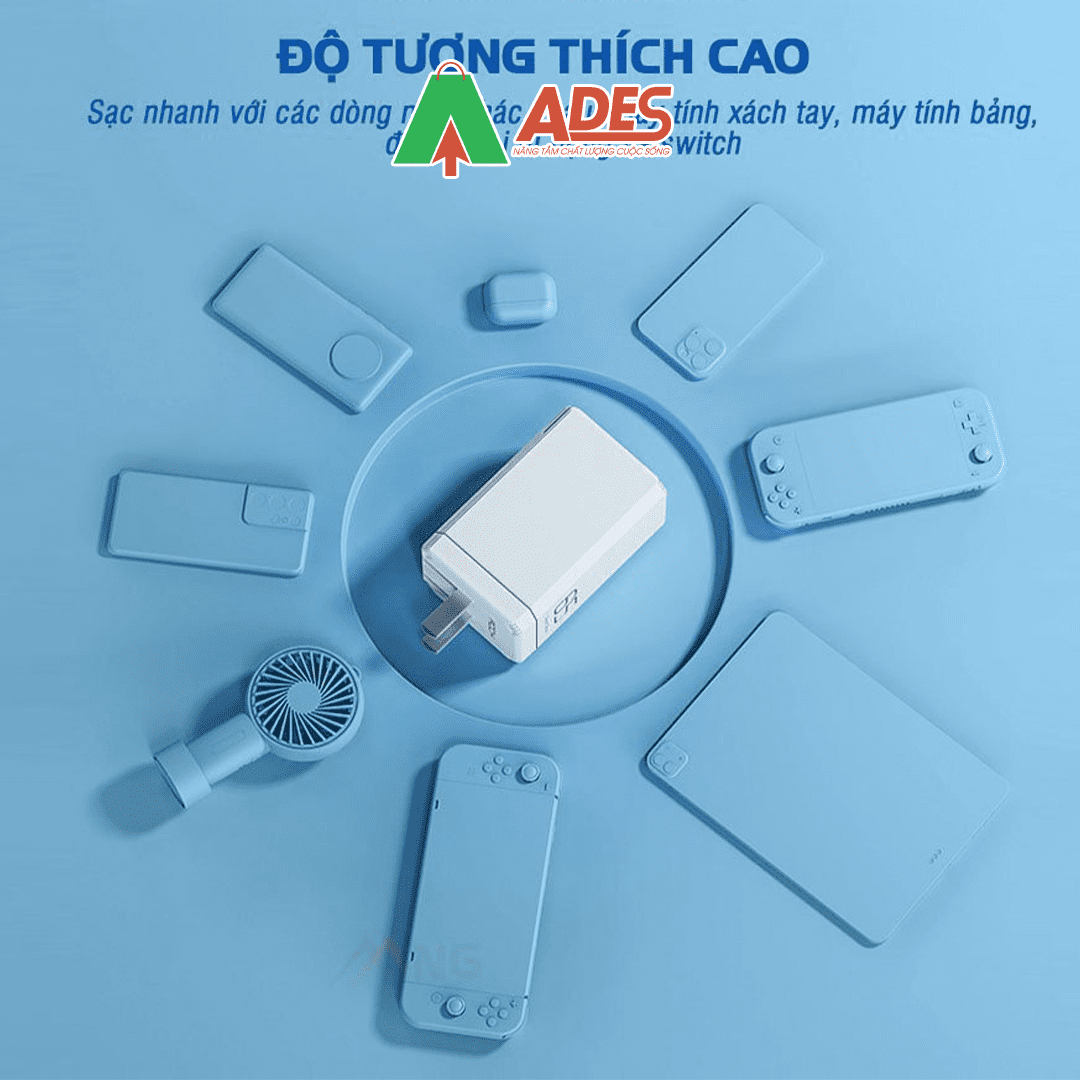 Cu sac nhanh mini Rockspace T49 65W