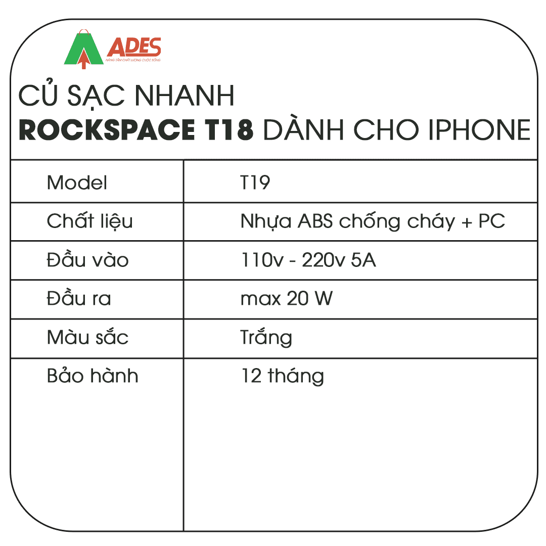 Cu sac Rockspace T18