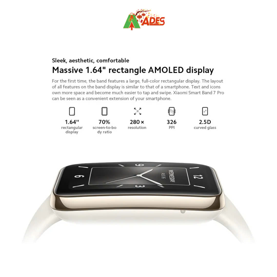 Xiaomi Smart Band 7 Pro AP BHR5971AP - man hinh lon