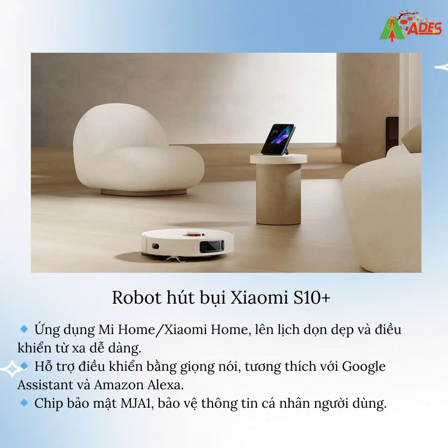 Xiaomi S10+ BHR6368EU ket noi dieu khien de dang
