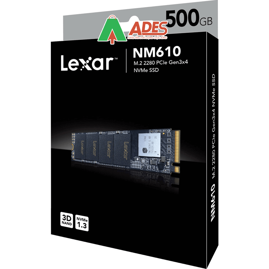 SSD Lexar NM610 M.2 PCIe Gen3 x4 NVMe 500GB (LNM610-500RB)