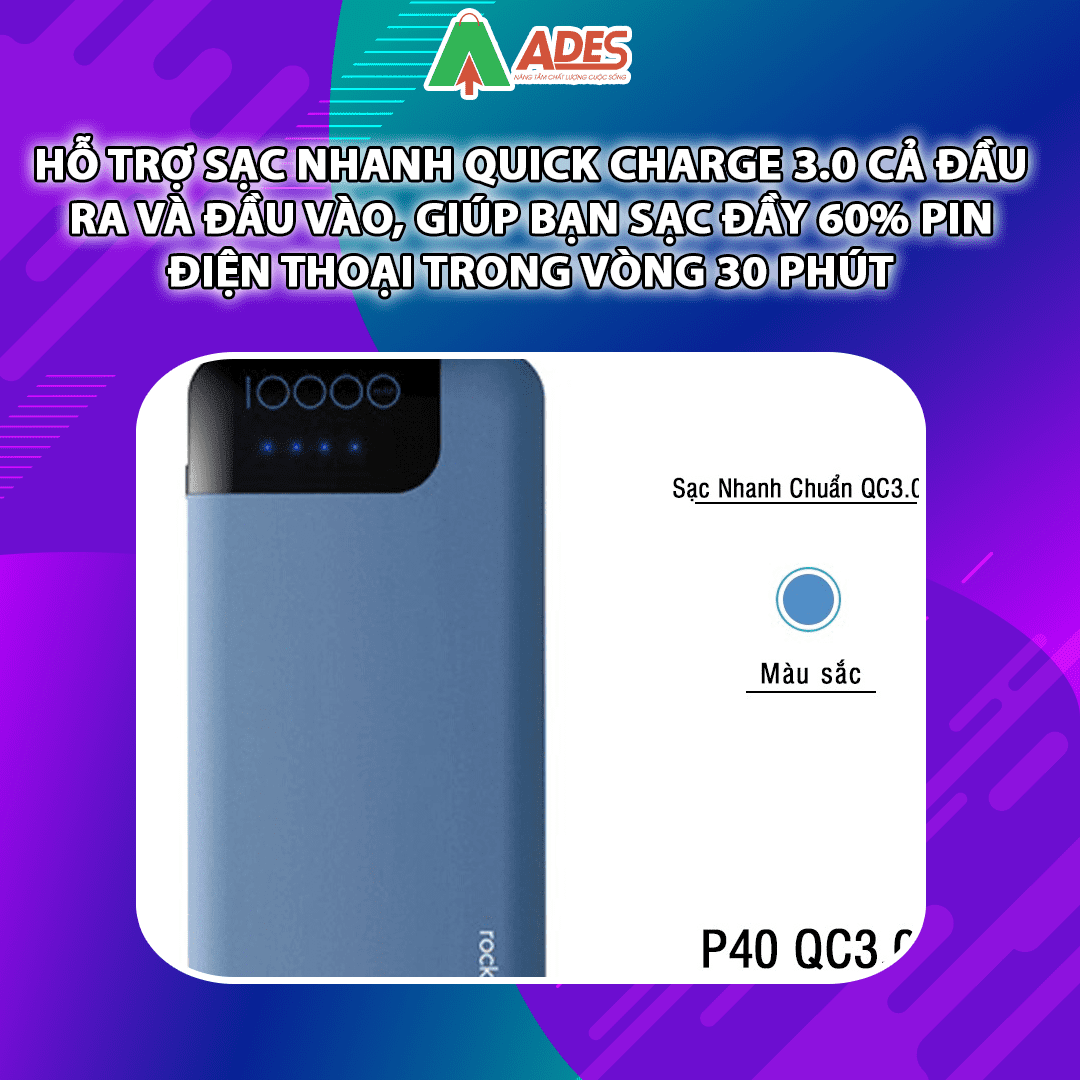 Pin sac du phong Rockspace P40