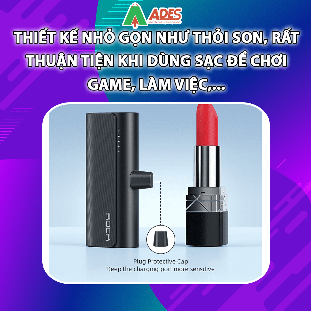 Pin sac du phong Rockspace P82