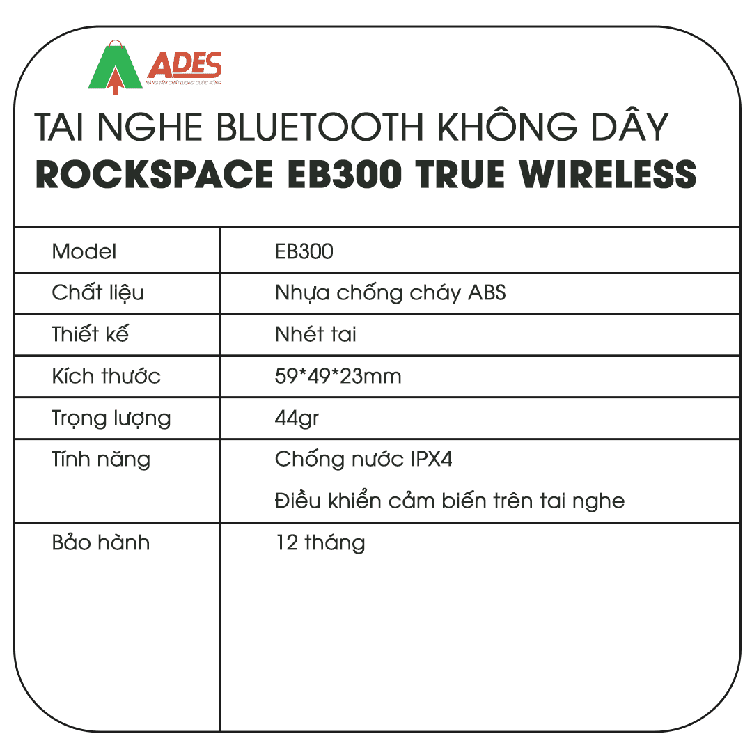 Tai nghe Rockspace EB300