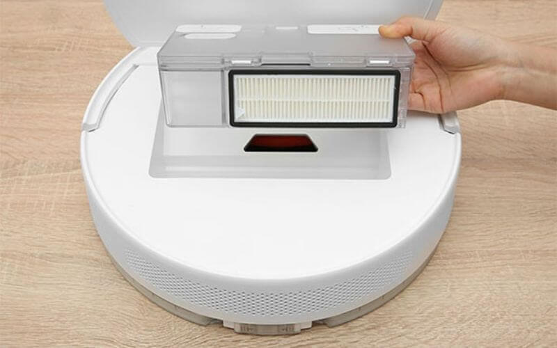 dung tích hộp hút bụi lớn, đảm bảo diện tích vệ sinh rộng