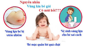 Giải pháp cho bệnh viêm nhiễm phụ khoa của bé gái