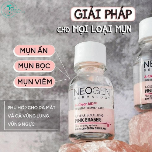 Dung Dịch Chấm Mụn, Giảm Sưng Viêm Cấp Tốc Neogen Dermalogy A-Clear Soothing Pink Eraser 15ml