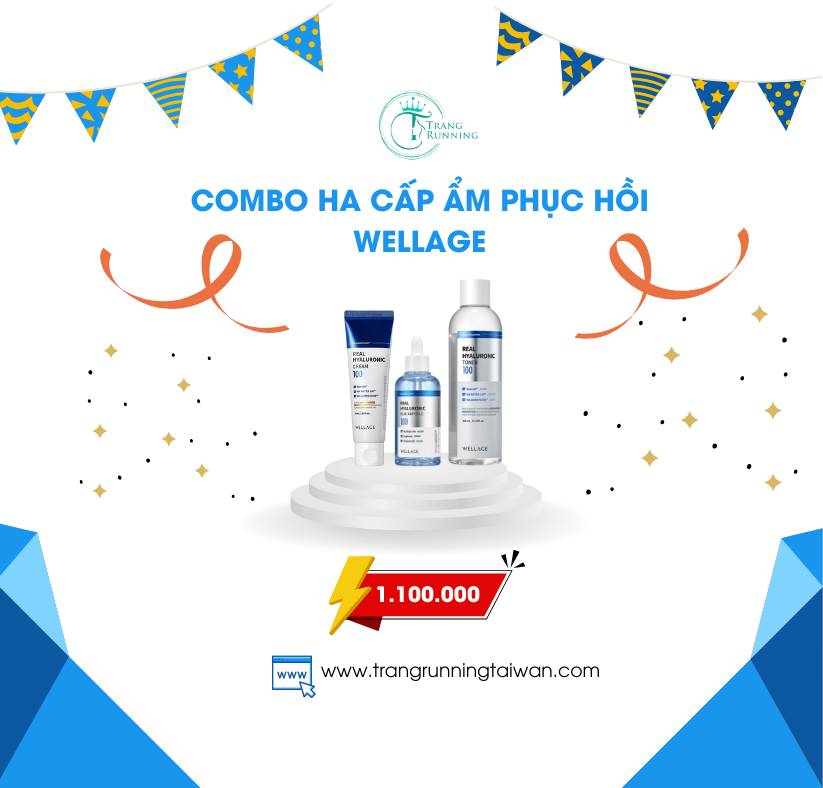 Combo Ha cấp ẩm phục hồi Wellage