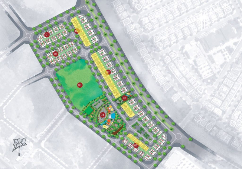 Tổng quan mặt bằng dự án The Diamond Point Phúc Đồng