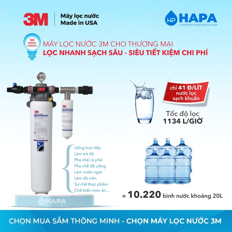 So sánh 3M DP190 với các thiết bị lọc nước phổ biến khác