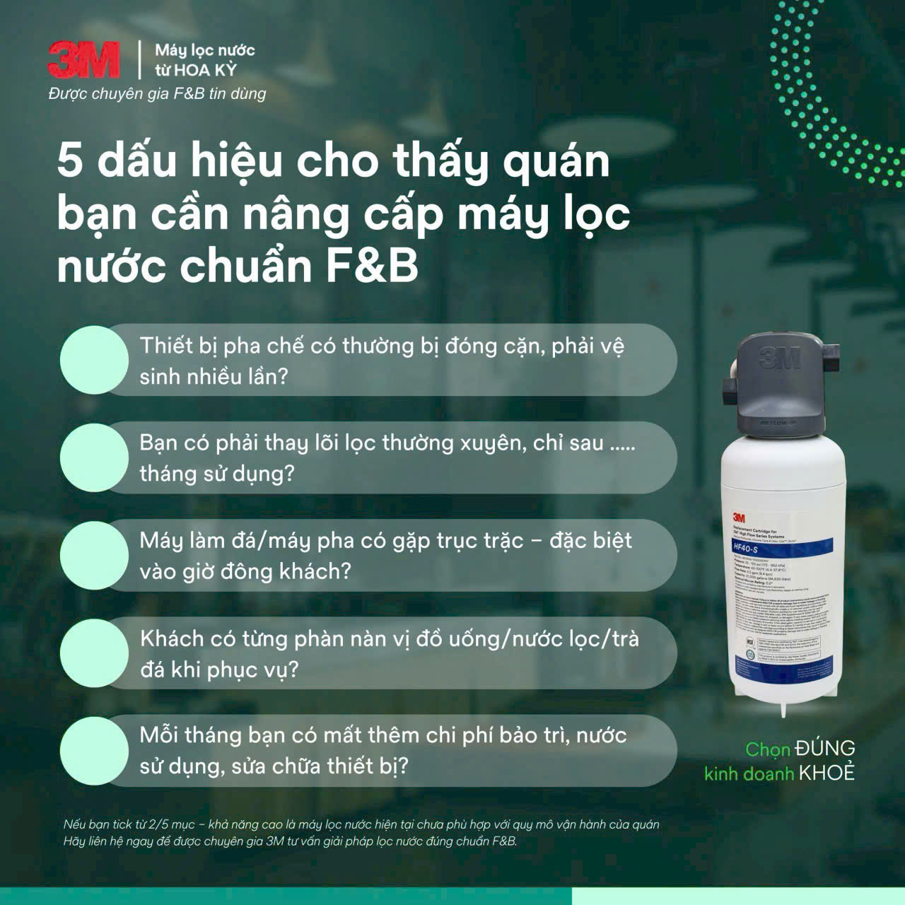 5 dấu hiệu cho thấy quán bạn cần nâng cấp máy lọc nước F&B