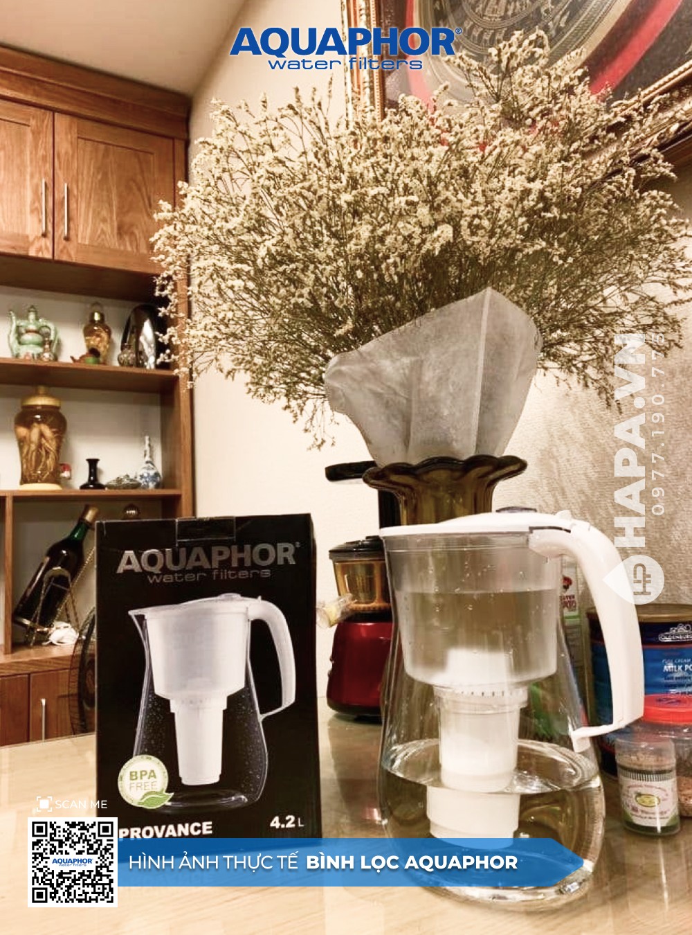 Hình ảnh thực tế Bình Lọc Nước Uống AQUAPHOR tại Intracom Riverside, Đông Anh