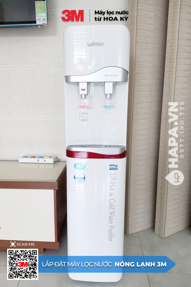 Hình ảnh lắp đặt thực tế của Cây Nước Nóng Lạnh 3M tại Chung cư Green Valley, Quận 7, TP. HCM