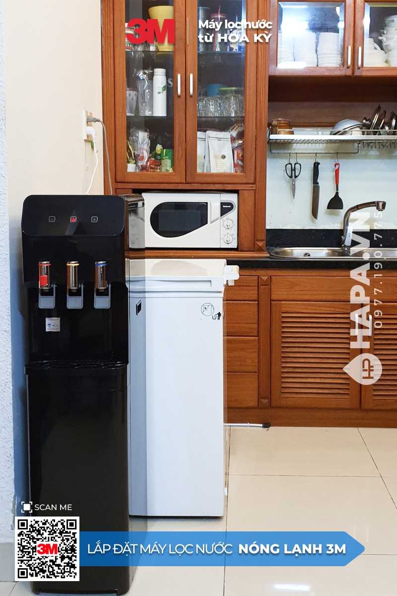 Hình ảnh lắp đặt thực tế của Cây Nước Nóng Lạnh 3M tại Chung cư Luxcity, Cẩm Phả, Quảng Ninh