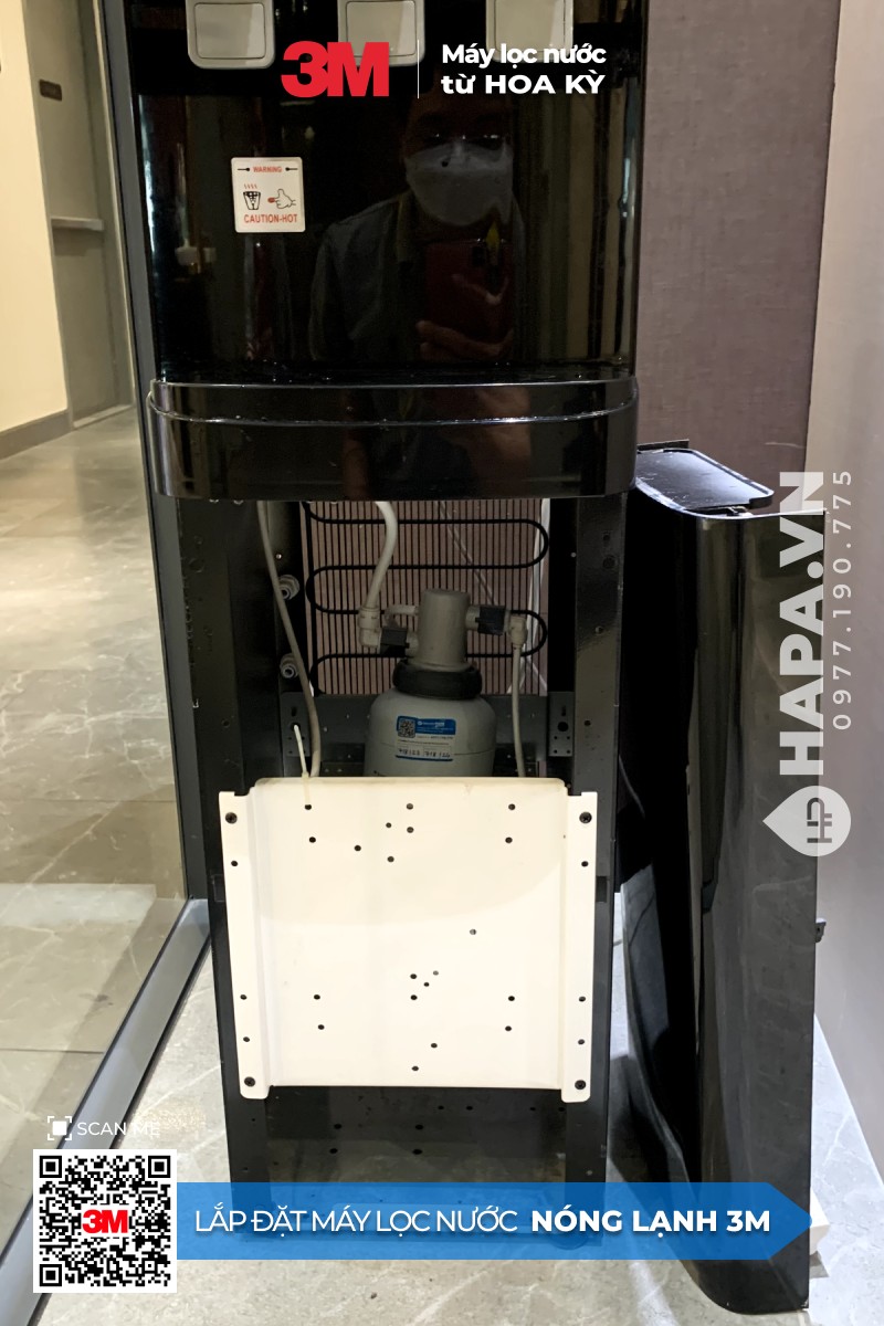 Hình ảnh lắp đặt thực tế của Cây Nước Nóng Lạnh 3M tại Chung Cư Riverpark Residence, Quận 7, TP. HCM