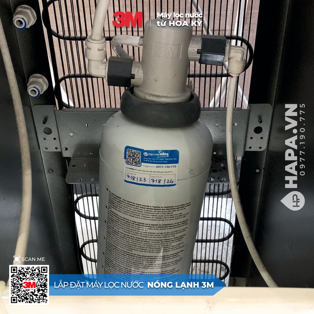 Hình ảnh lắp đặt thực tế của Cây Nước Nóng Lạnh 3M tại Chung Cư Riverpark Residence, Quận 7, TP. HCM