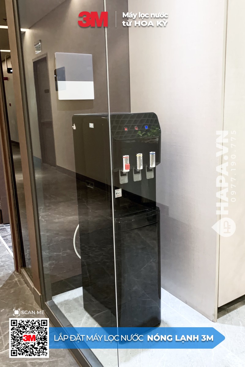 Hình ảnh lắp đặt thực tế của Cây Nước Nóng Lạnh 3M tại Chung Cư Riverpark Residence, Quận 7, TP. HCM