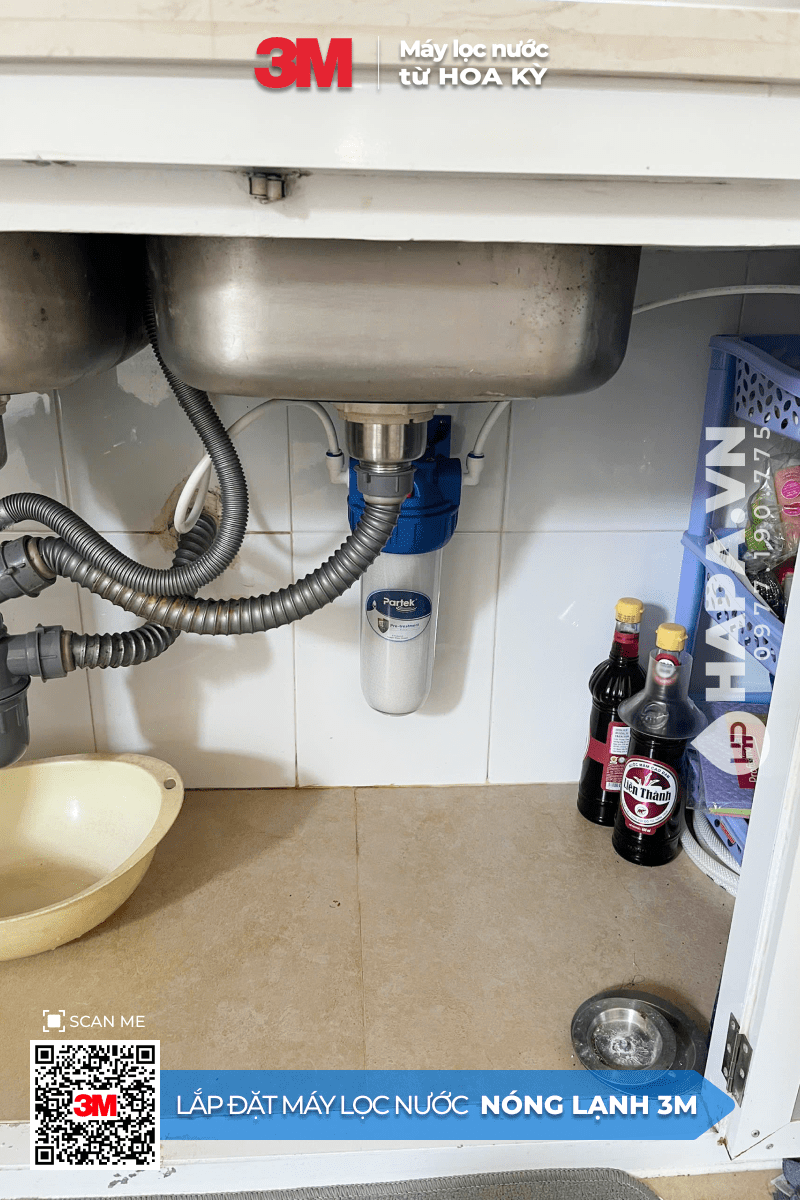 Hình ảnh lắp đặt thực tế của Cây Nước Nóng Lạnh Để Bàn 3M HCD-CS01 tại Hausneo, Quận 9, TP HCM - 03