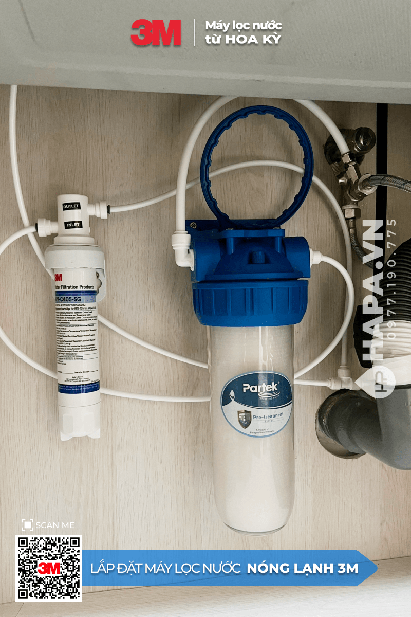 Hình ảnh lắp đặt thực tế của Cây Nước Nóng Lạnh Để Bàn 3M HCD-CS01 tại Safira Khang Điền, Quận 9 - 05