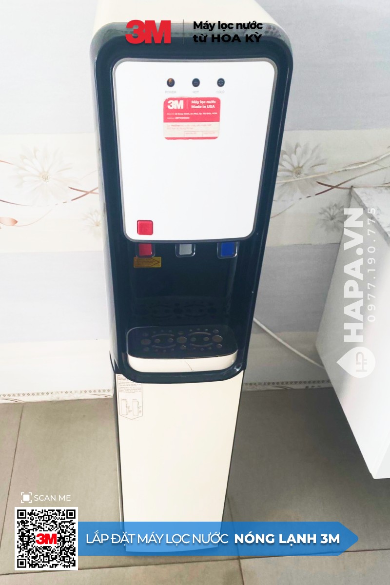 Hình ảnh lắp đặt thực tế của Cây Nước Nóng Lạnh 3M HCD-CS02S tại Bệnh Viện Quận 5, TP. HCM (2)