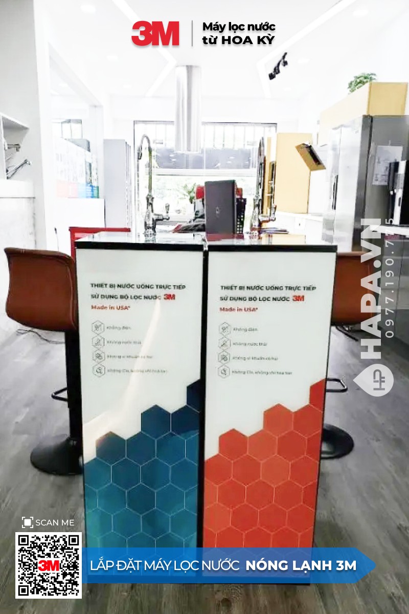 Hình ảnh lắp đặt thực tế của Cây Lọc Nước Uống 3M tại Chung Cư Newton, Phú Nhuận, TP. HCM