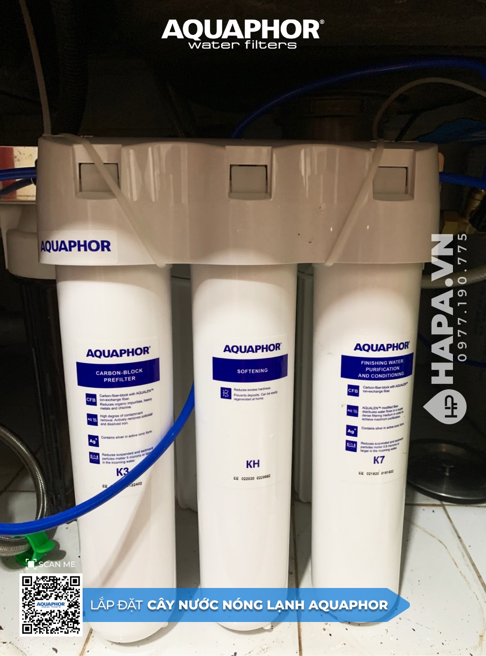 Hình Ảnh Cây Nước Nóng Lạnh AQUAPHOR tại Chung Cư 155 Nguyễn Chí Thanh, Quận 5 TP Hồ Chí Minh 02