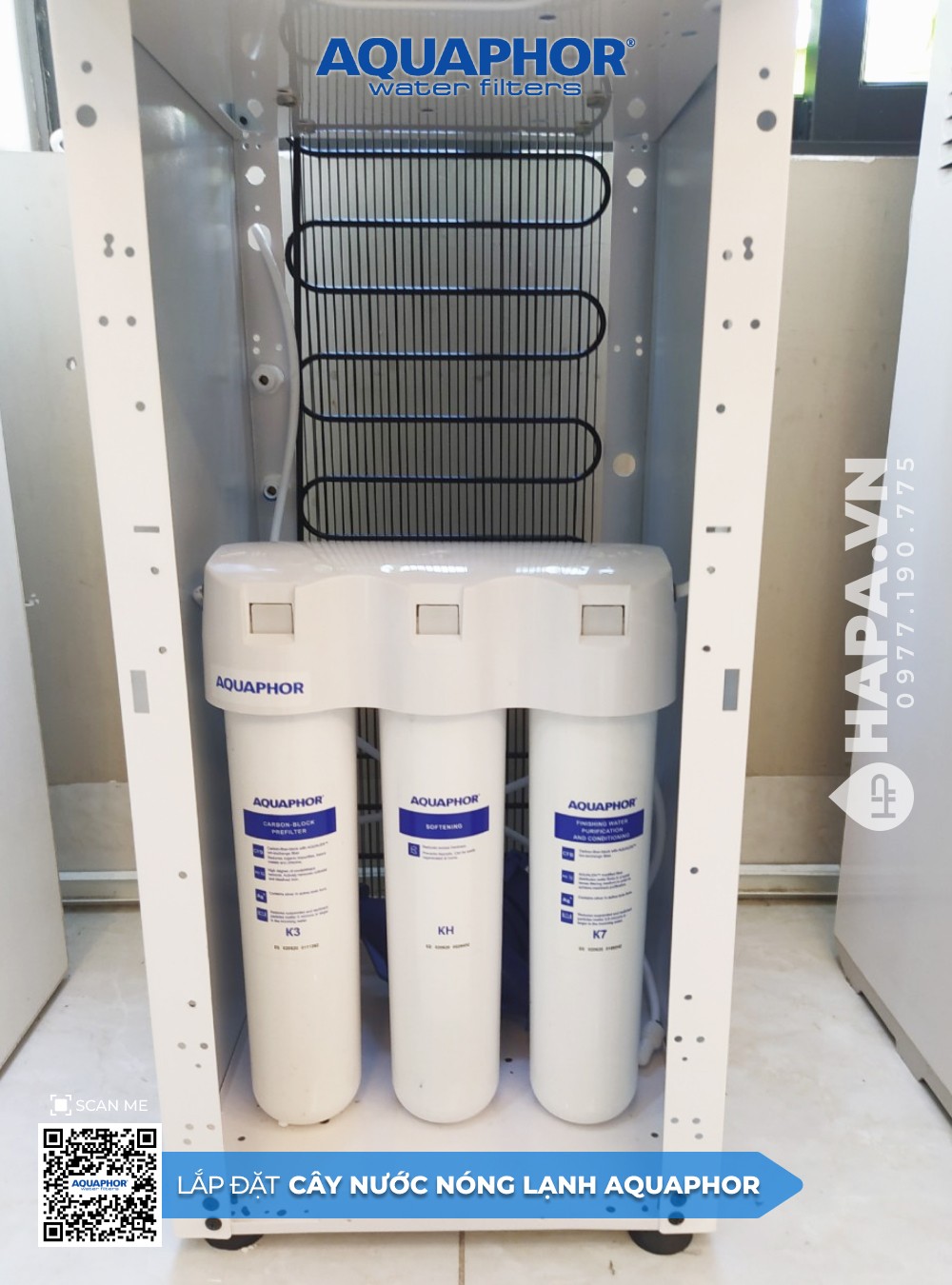 Lắp Đặt Cây Nước Nóng Lạnh AQUAPHOR tại Akari City, Bình Tân, TPHCM 03