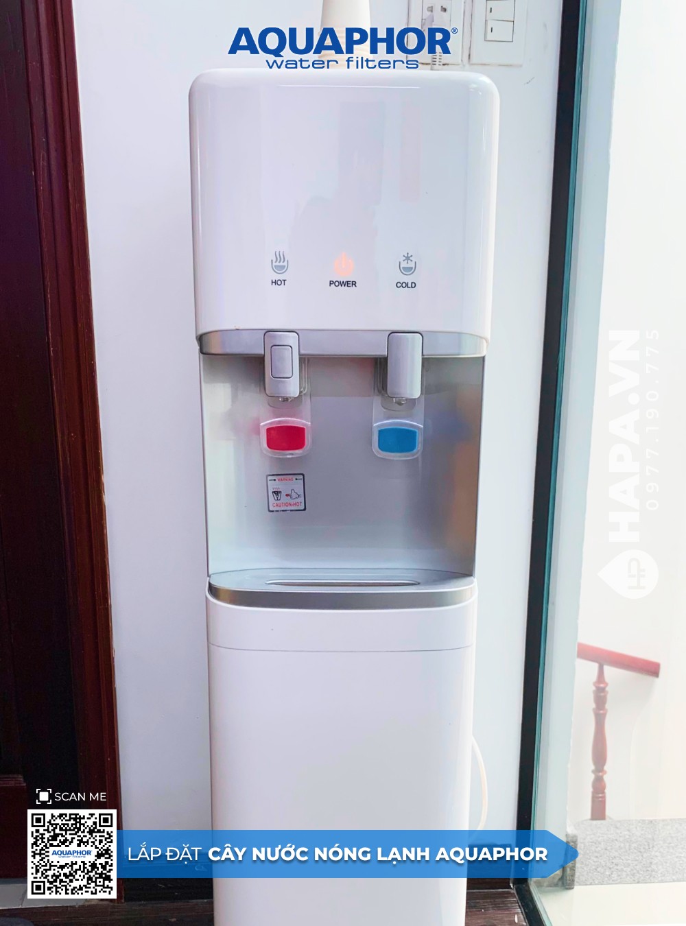 Hình Ảnh Cây Nước Nóng Lạnh AQUAPHOR tại Chung Cư Hoàng Long, Dĩ An Bình Dương 02