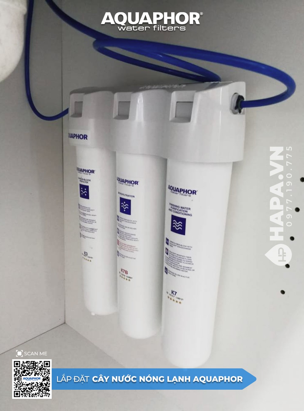 Hình Ảnh Lắp Đặt Cây Nước Nóng Lạnh AQUAPHOR tại Chung Cư The Parkland, Quận 12 03