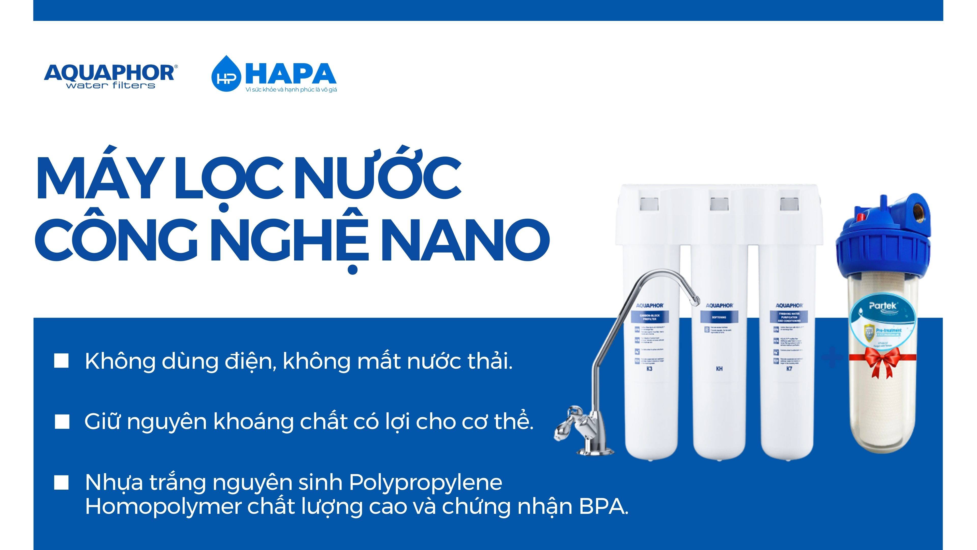 Máy Lọc Nước Nano Aquaphor