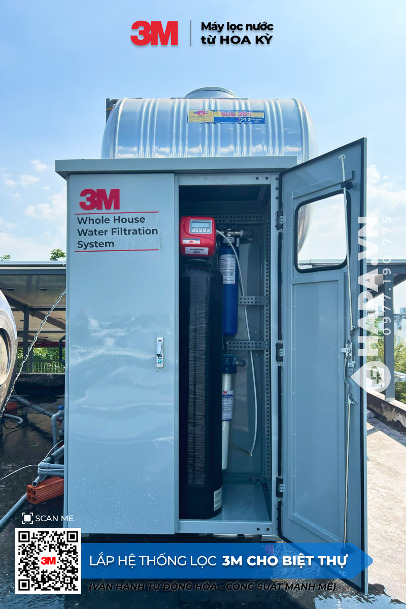 Hình ảnh lắp đặt thực tế của Hệ Thống Lọc Nước Đầu Nguồn 3M Cho Biệt Thự, Villa, Maldives Tower, TP. Thủ Đức