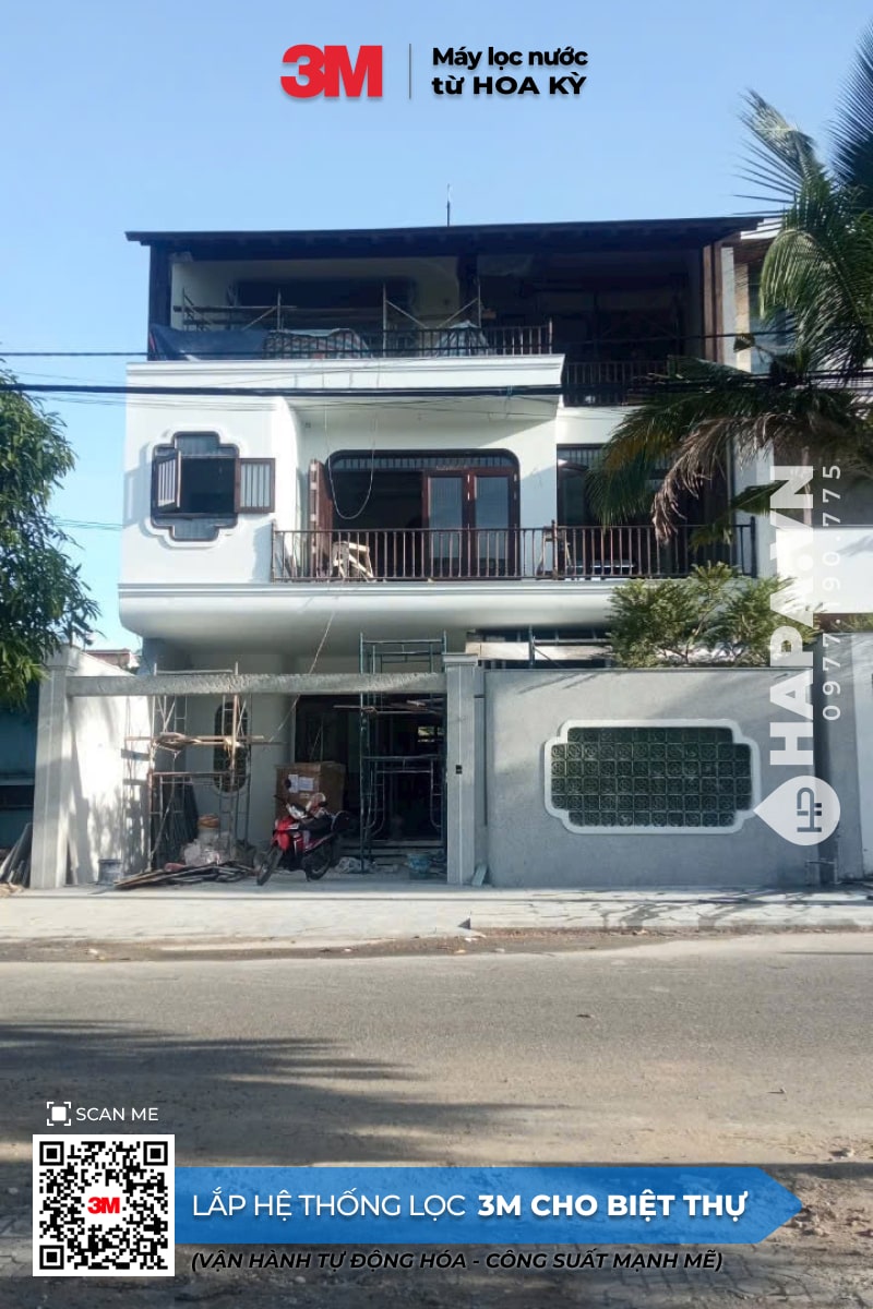 Hình ảnh lắp đặt thực tế của Hệ Thống Lọc Nước Đầu Nguồn 3M Cho Biệt Thự Royal Vạn Phúc, TP Thủ Đức. - 01