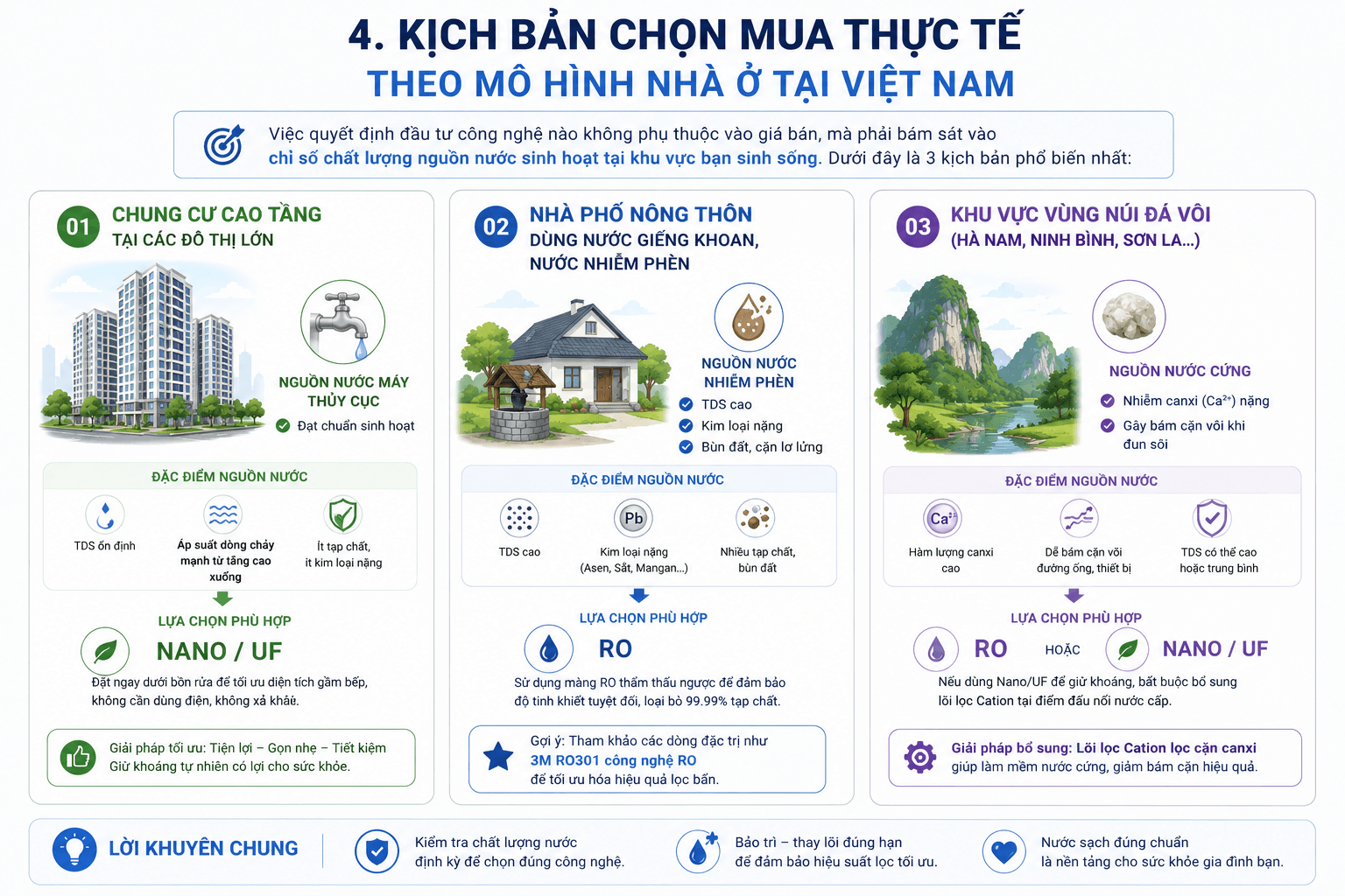 infographic Kịch bản chọn mua thực tế theo mô hình nhà ở tại Việt Nam
